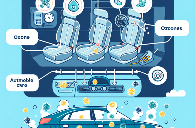Jak ozonować samochód? Zdrowotne korzyści regularnego ozonowania wnętrza pojazdu