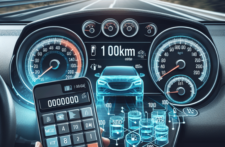 Ile pali auto na 100 km? Kalkulator spalania jako niezbędne narzędzie dla kierowców