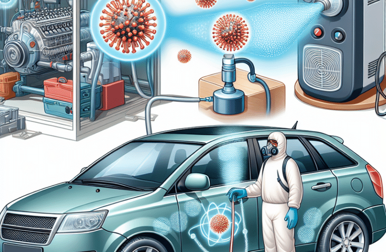 Jak ozonować auto? Korzyści zdrowotne ozonowania wnętrza samochodu