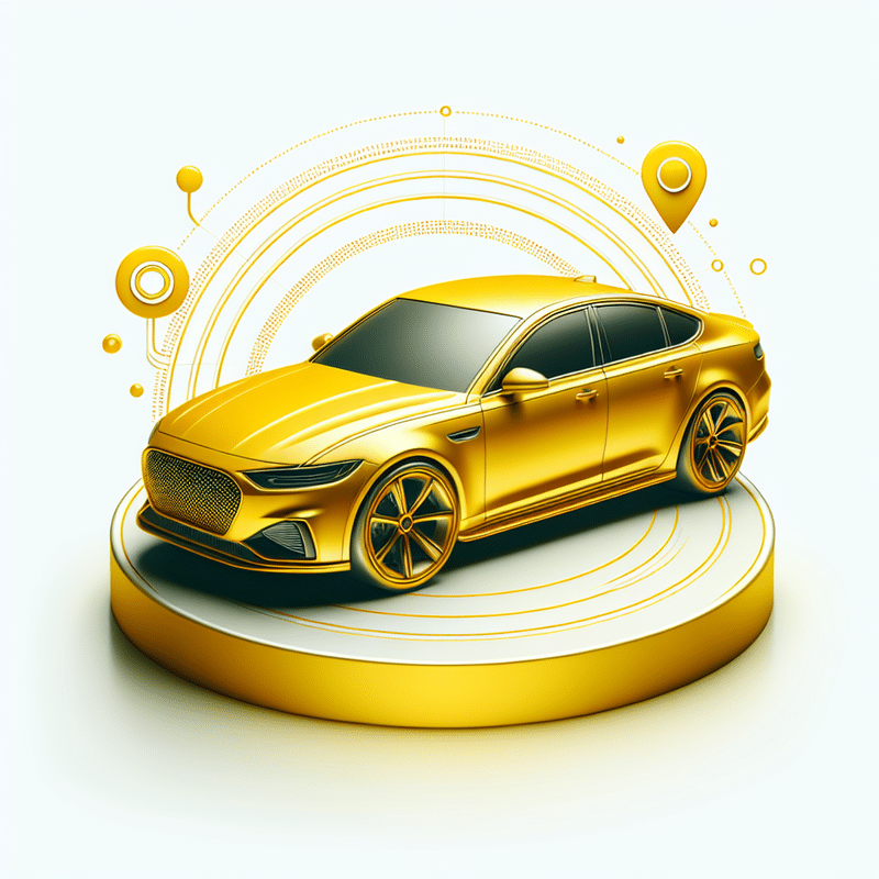 co oznacza żółte auto