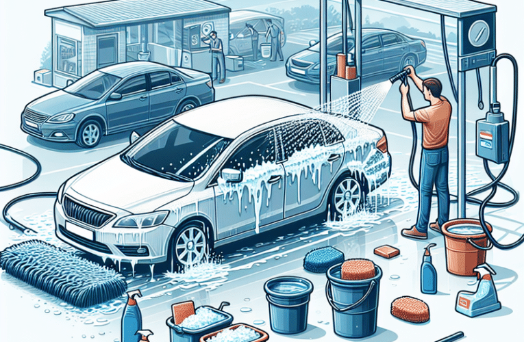 Poradnik motoryzacyjny: Jak myć samochód na myjni samoobsługowej